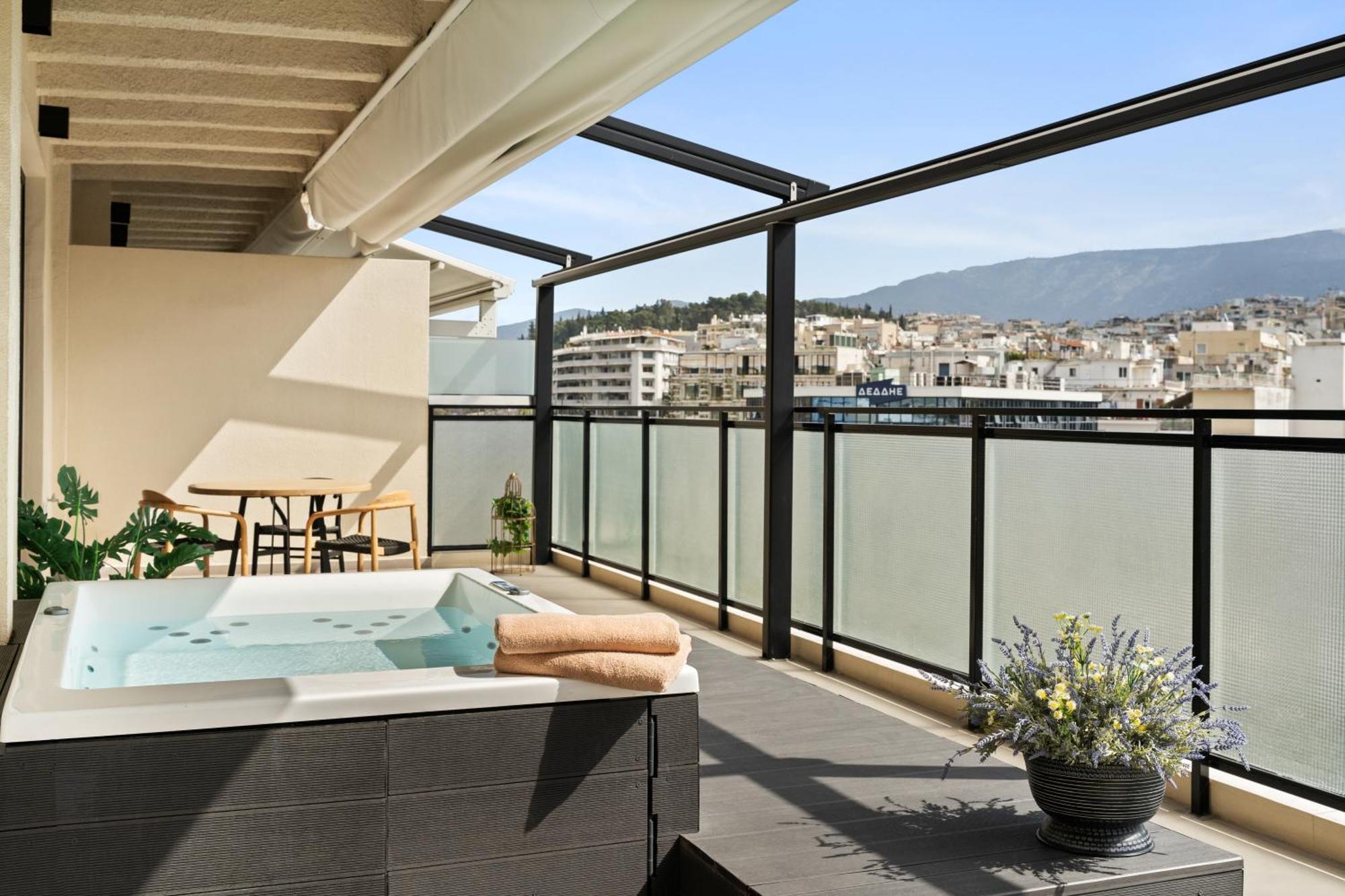 Acron 12 Penthouse Acropolis Suites Athen Eksteriør billede